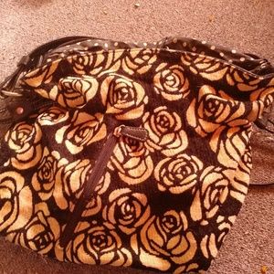 Large Flower Design Purse